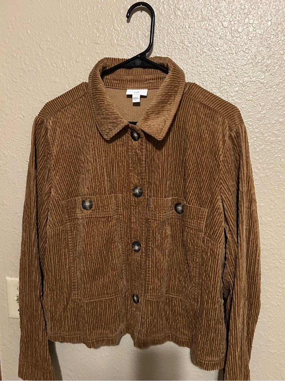 J.JILL Corduroy Button-Front Jacket